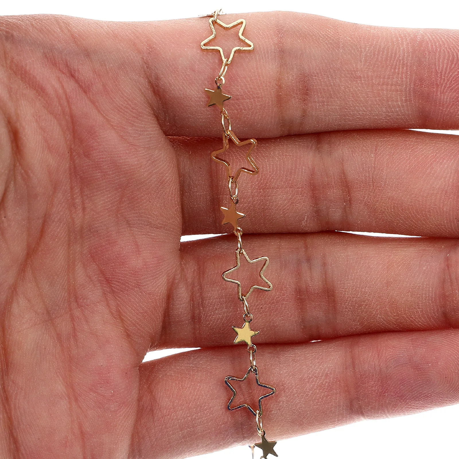 النحاس DIY بها بنفسك صنع المجوهرات المواد الحرفية متعددة الأغراض ربط سلسلة سوار قلادة سترة سلسلة التبعي