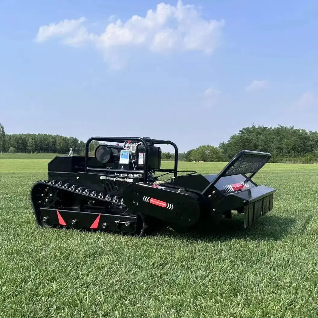 20HP Diesel Remote Control Lawn Mower 100cm Width Big Power Farm Professional Crushing Mover Machine Customized