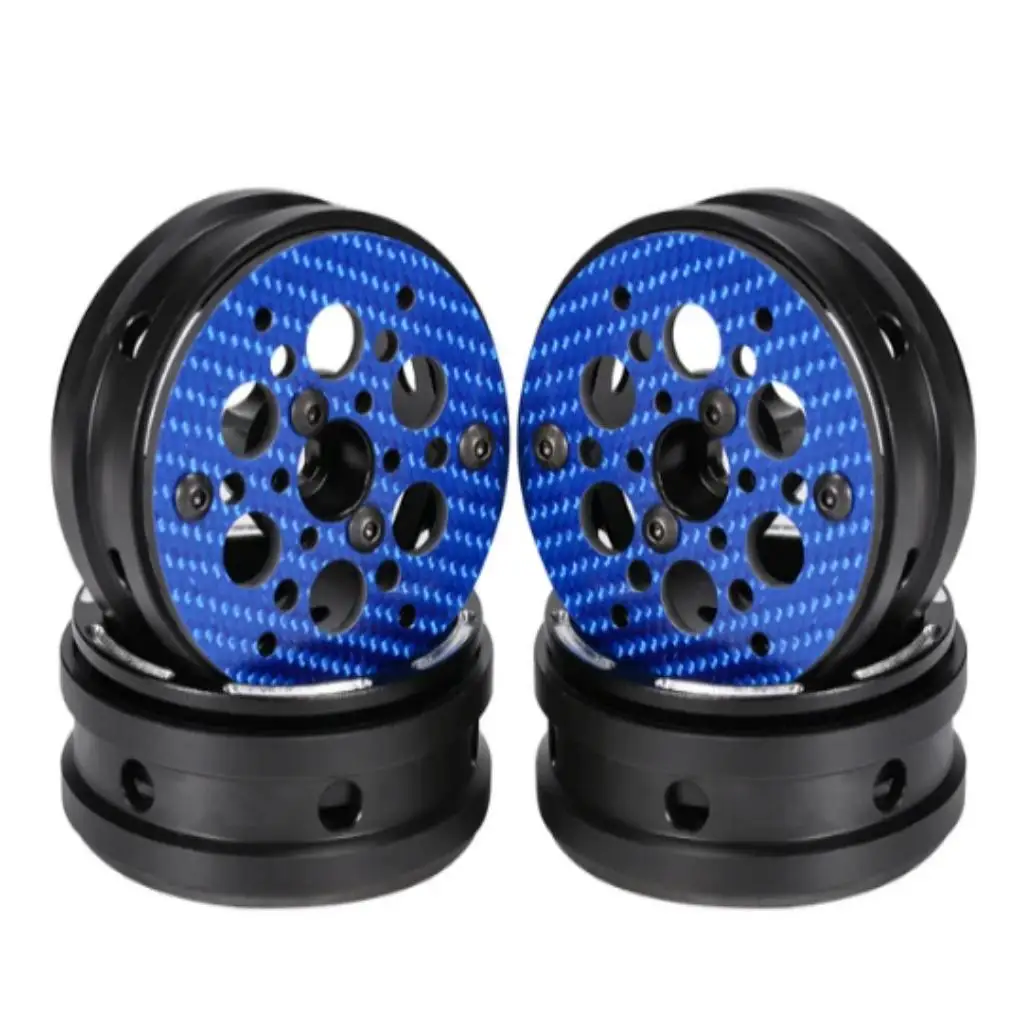

Carbon Fiber 1 10 Carbon Fiber Rim For Axial SCX10 D90 TRX4 TF2 CC01 Capra RC Car Part RC Car Accessories Black