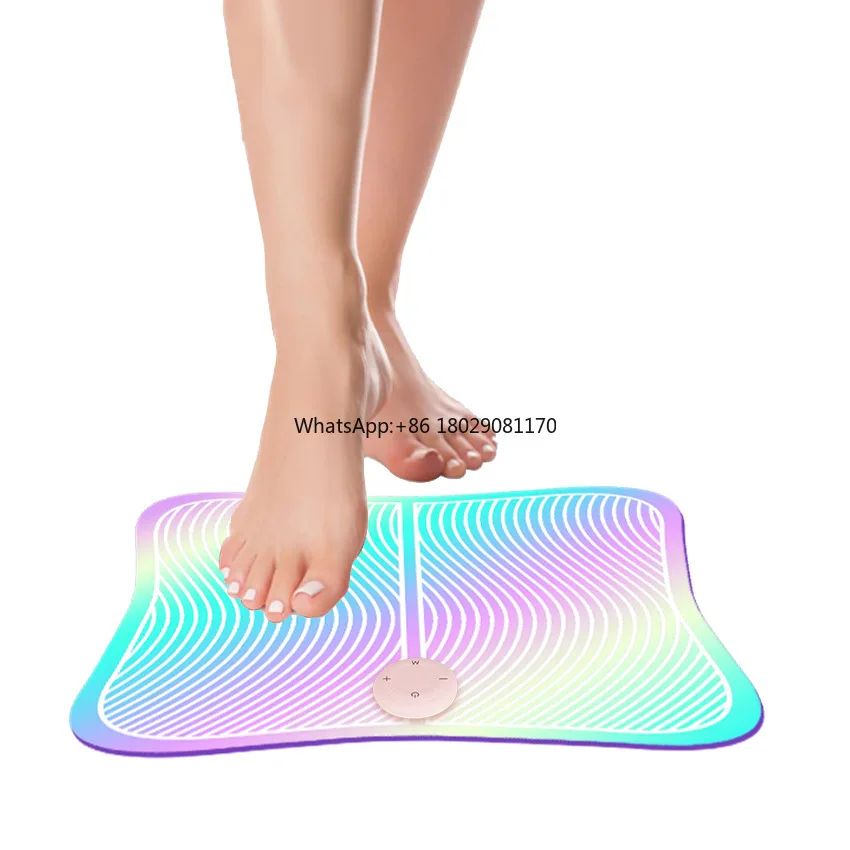 

EMS Leg Massager Stovepipe Feet Pulse Foot Massage Pad Meridian