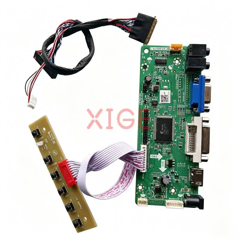

Controller Board Fit BT101IW02 LP101WSA BT101IW03 BT101IW01 Laptop Display Screen 40 Pin LVDS 1024x600 1024*600 HDMI+DVI+VGA Kit