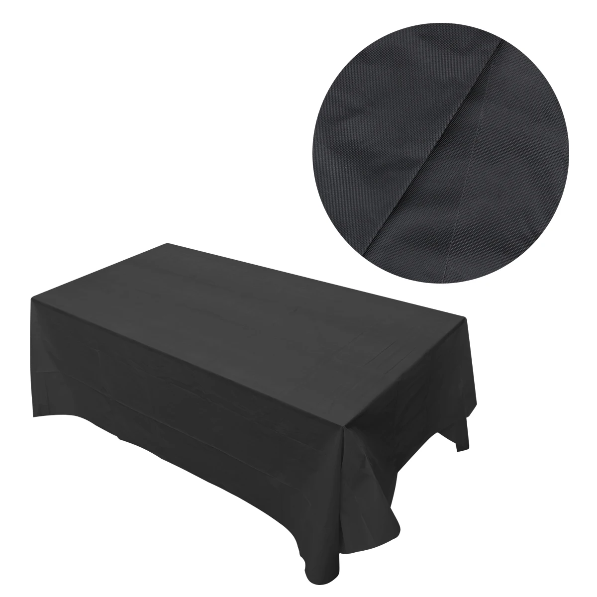 

137x183cm Plastic Tablecloth Heavy Duty Waterproof Disposable Picnic Party Covers PE Large Rectangular Fits Most Tables Buffet