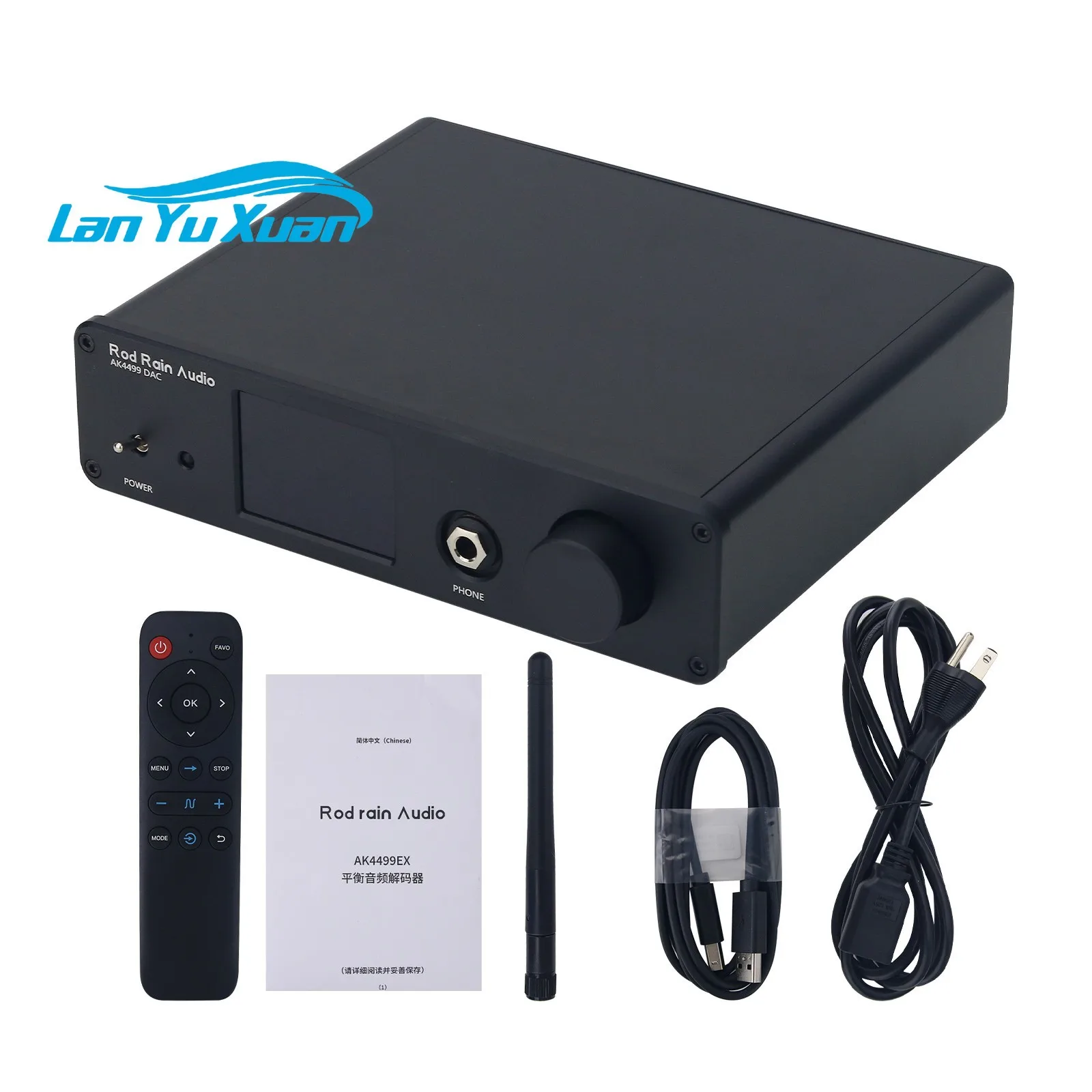 Rod Rain Audio AK4499EX AK4499 DAC Headphone Amplifier Standard Version with 5532 Op Amps High-end Version with AD8620 Op Amps