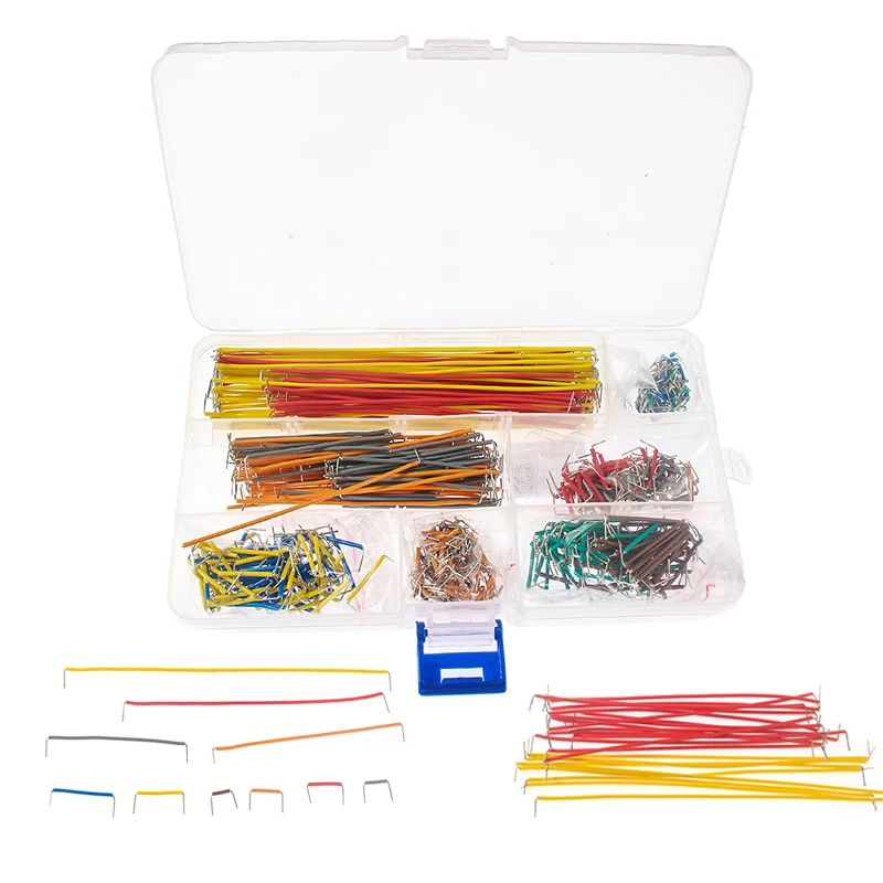 140/350/560/840Pcs Electronic Diy Bread Circuit Board Jump Wire U Shape Solderless Prototype PCB Breadboard Jumper Cable Kit