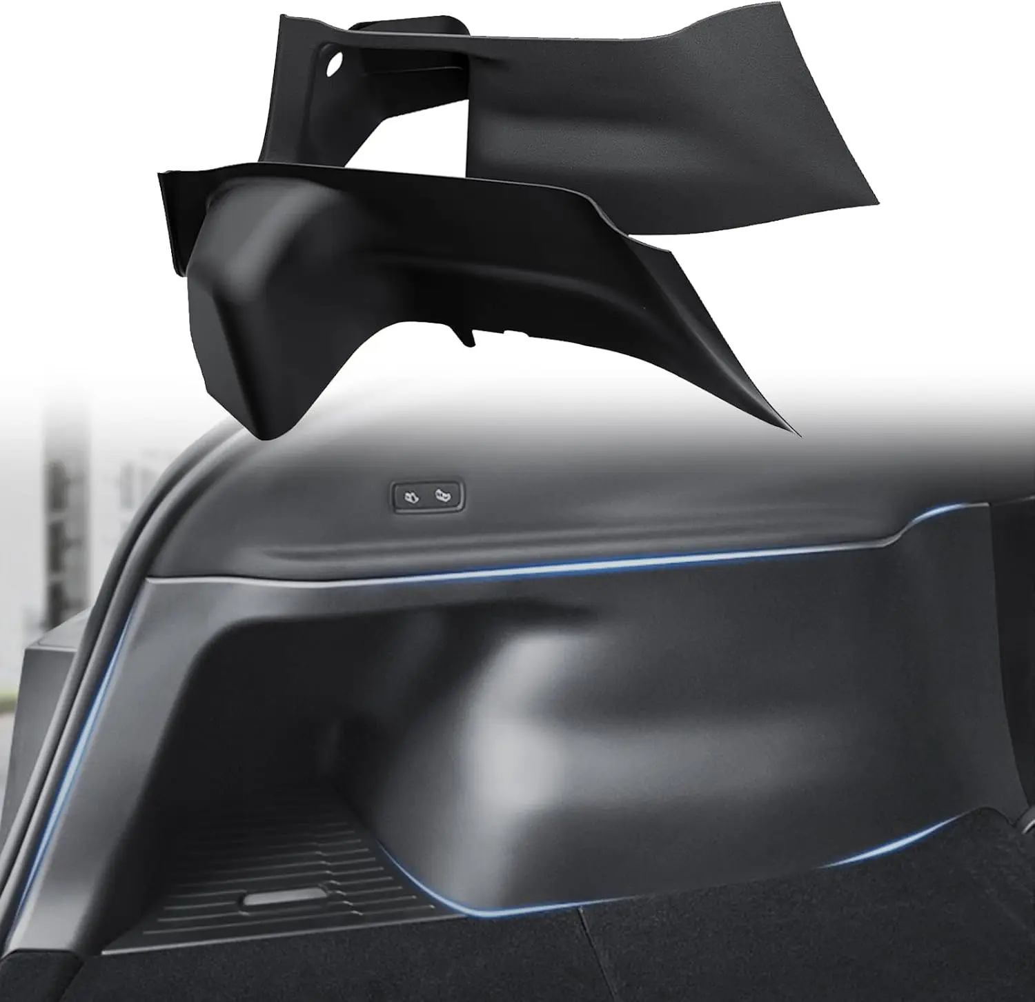 

For New Tesla Model Y Juniper 2025 TPE Rear Trunk Side Anti-Kick Pad Full Coverage Protection Kit Car Anti-dirty Pad Accessories