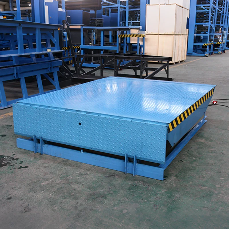 Fixed industrial height loading and unloading  platform