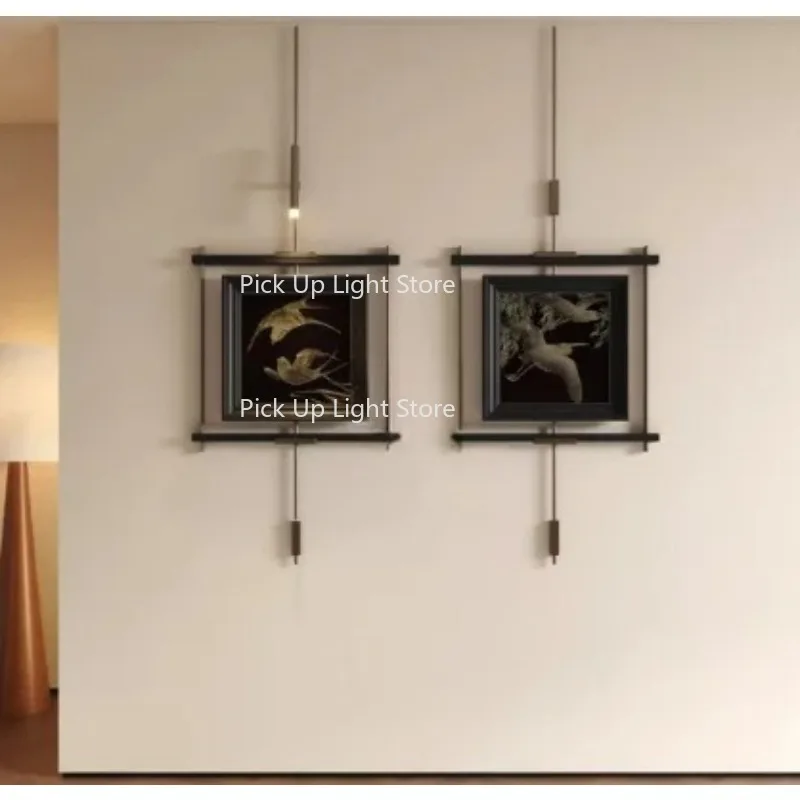 Hotel entrance corridor wall decoration painting modern restaurant villa aisle bedroom lamp hanging painting