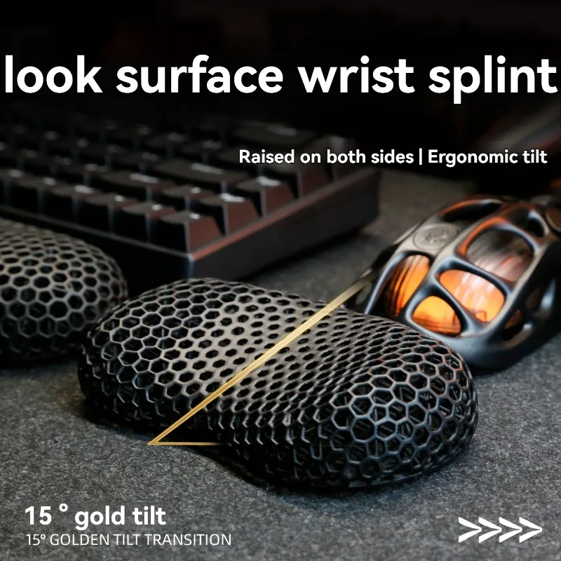 

Keyboard Mouse Wrist Rest 3D Printing U-shaped Surface Ergonomics Customization Essential for Office E-sports Accessories Gift
