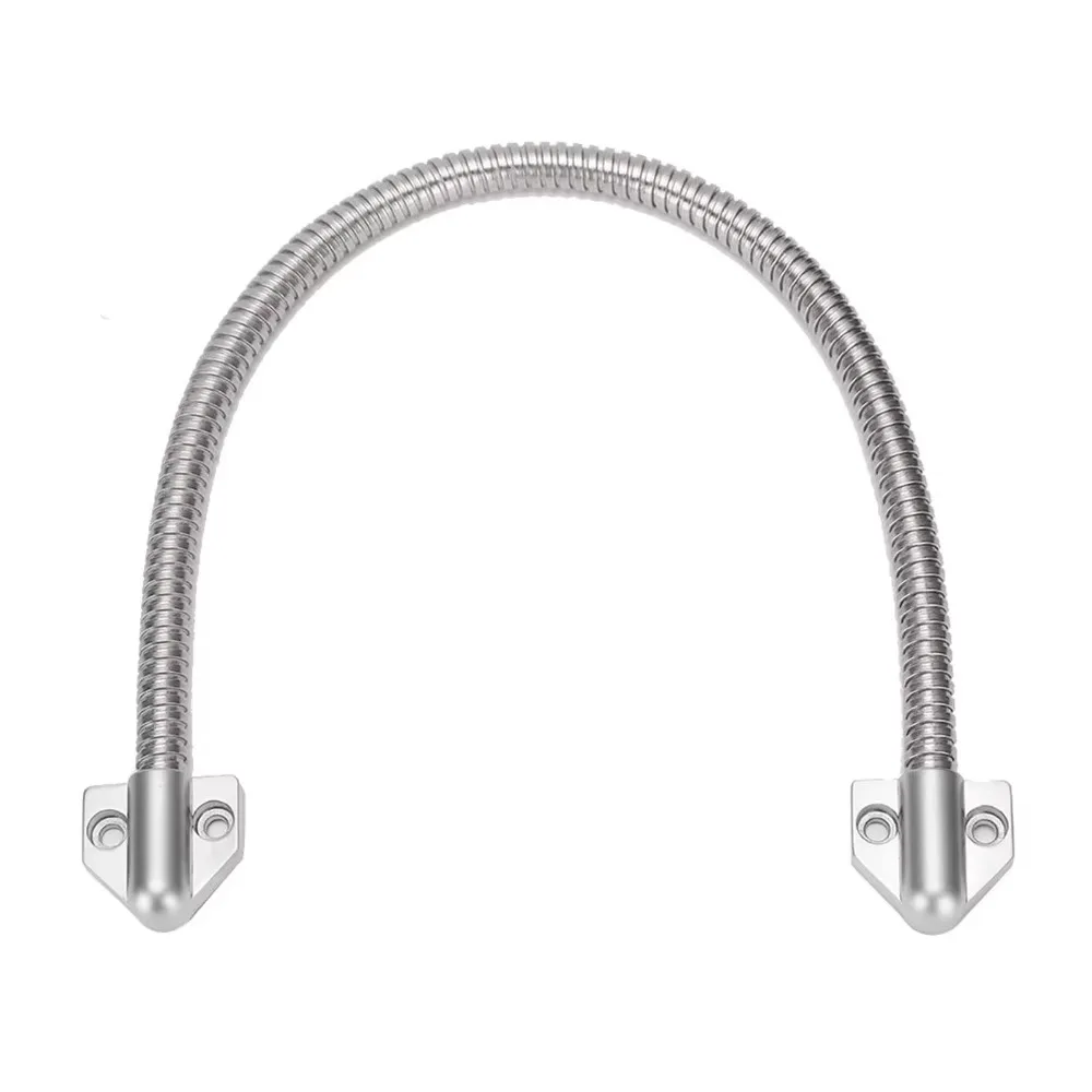 Stainless Steel Access Control Cable Metal Head Anti-pinch Armored Cable Flexible Zinc Alloy Head Door Loop Door Cord Wire Pass