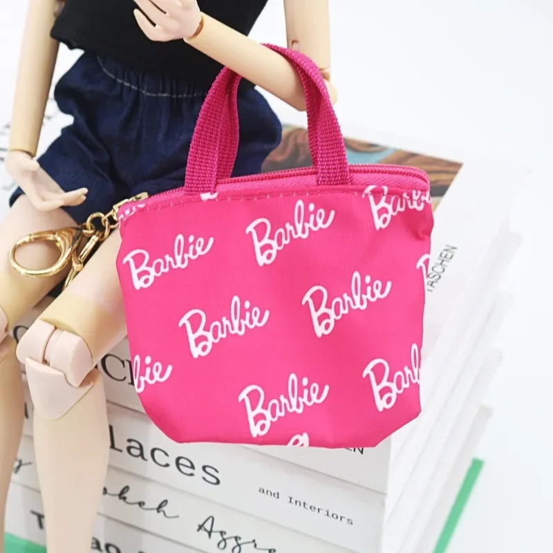 Kawaii Barbie Wechseltasche Handtasche Schlüsselanhänger Anhänger Große Kapazität Kartentasche Anhänger Damen Accessoires Großhandel Weihnachtsgeschenke