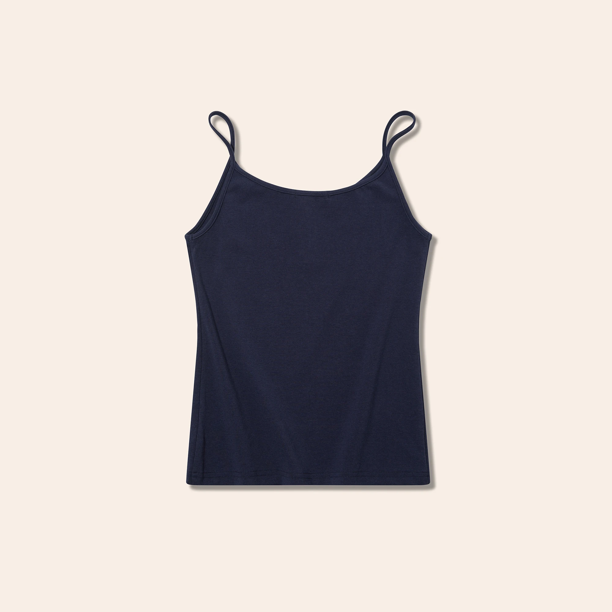 YESCCI Women Cami Top With Adjustable Spaghetti Slim Fit Soft Breathable Cotton Camisole 2026 Summer New Sleeveless S56127009