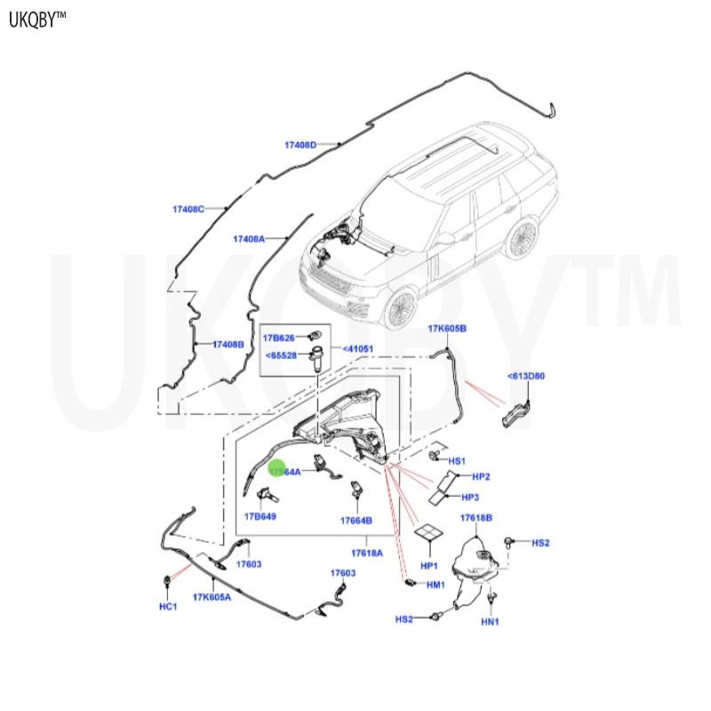 La nd Ro ve r Sp or t Ra ng e Ro ve r 2014 LR037573 Motor and Pump Assembly LR037573 LR079622