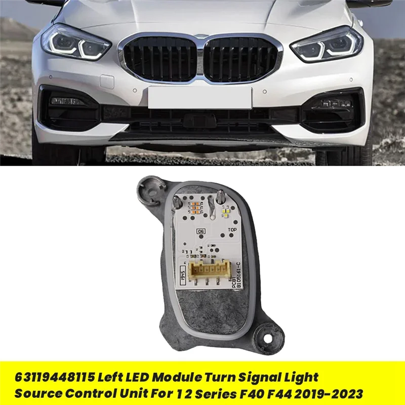 

Reliable-Car Headlight LED Module Turn Signal Light Source Control Unit For BMW 1 2 Series F40 F44 2019-2023