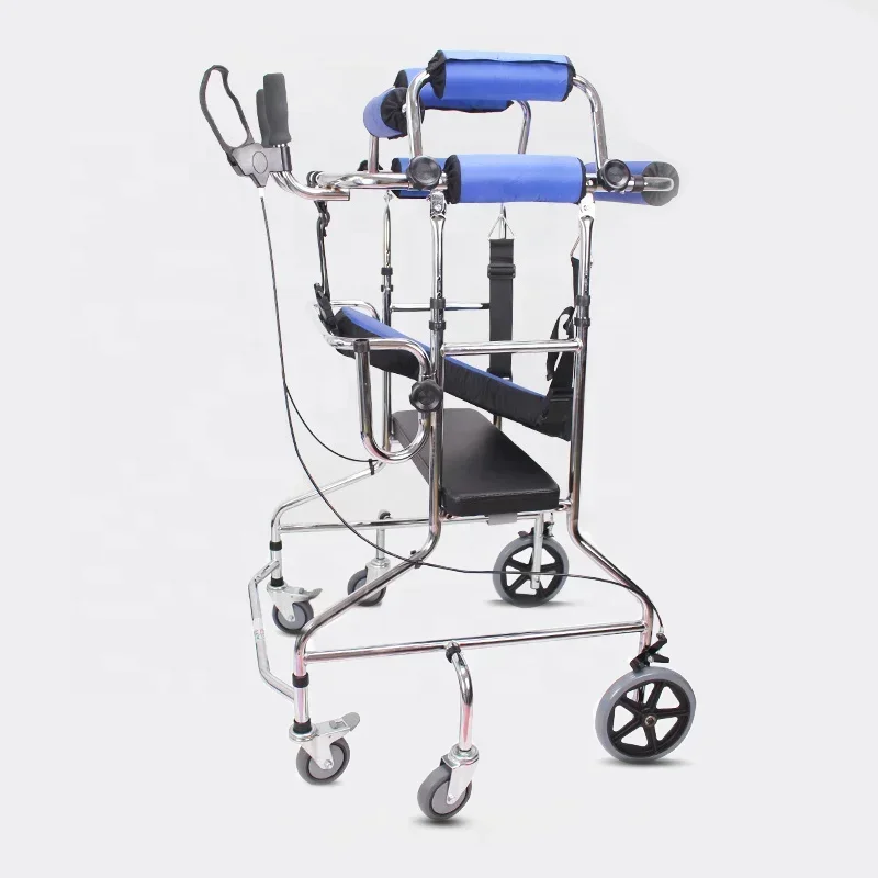 Hot SalesHot Selling High-quality Armpit Sponge Brake With Cushion Seat Plate Multifunctional Adult Integrated Blue Walking Aid