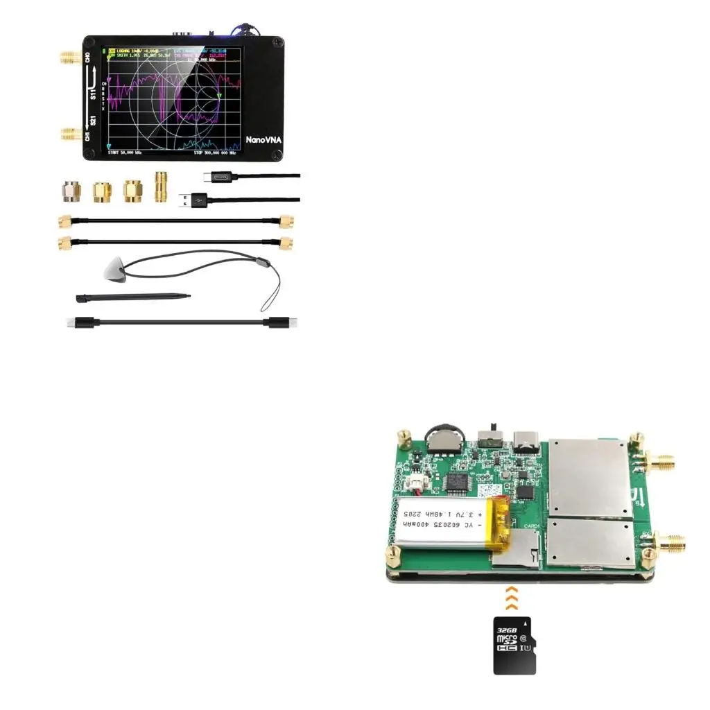 

Цифровой тестер векторной сети NanoVNA-H Анализатор коротковолновых антенн MF-HF VHF-UHF
