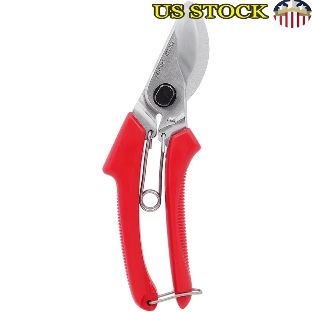 

Precision Pocket Secateur 8 Inch Durable Carbon Steel Pruning Tool Lightweight Design Easy Grip Multi Purpose Snipping Gardening