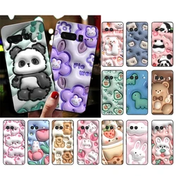 Bear Bunny Panda Cartoon Dinosaur Phone Case For Google Pixel 10 9 Pro XL 9A 8 7 6 Pro Pixel 8A 7A 6A Pixel 8 7 6 5