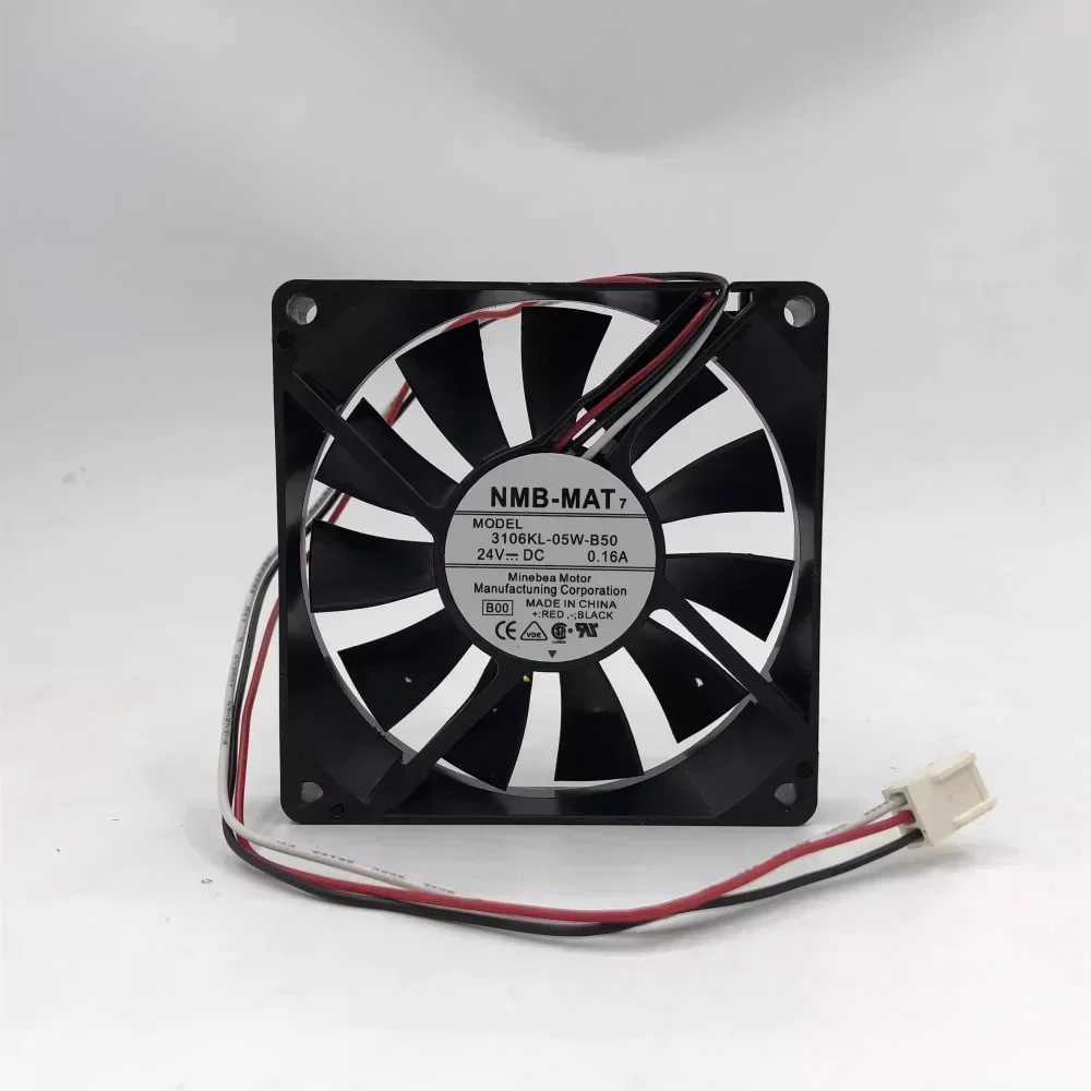 3106KL-05W-B49 3106KL-05W-B50 3106KL-05W-B59 3106KL-05W-B40 NMB NBM-MAT Frequency Cooling Fan 8015 24V 0.16A 0.12A