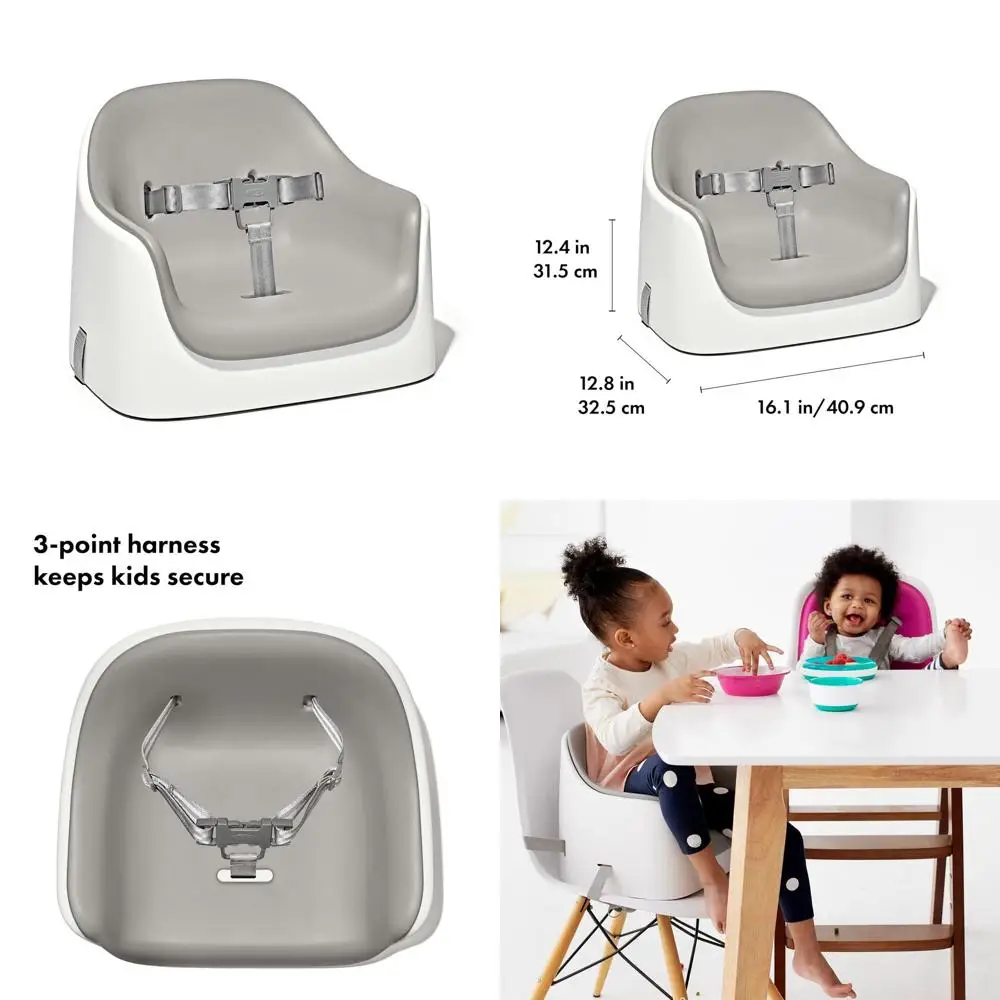 

Серое сиденье в форме гнезда со съемной подушкой