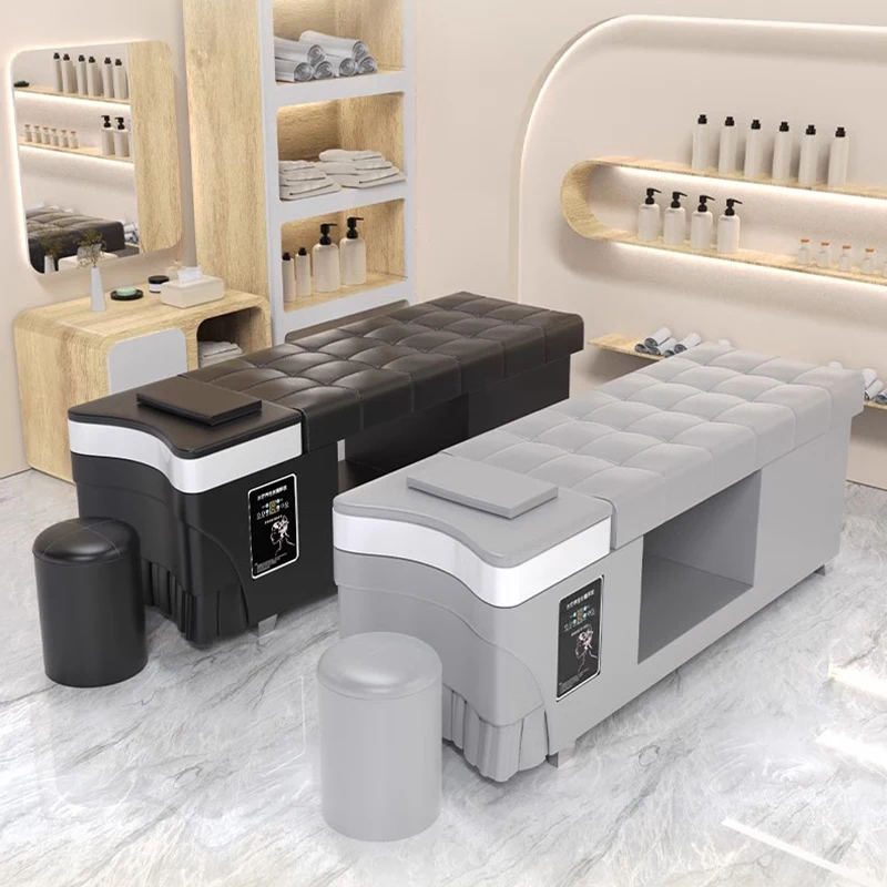 

Nordic Constant Temperature Water Cycle Shampoo Chairs Thai Style Head Spa Massage Shampoo Bed Shower Salon Furniture Silla FYSC
