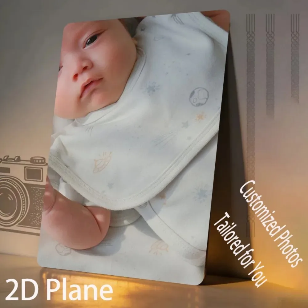 [2D Flat] Personalized Wedding Photo Custom Family Kids Ornament Anniversary Home Wall Decor Only For Decoration