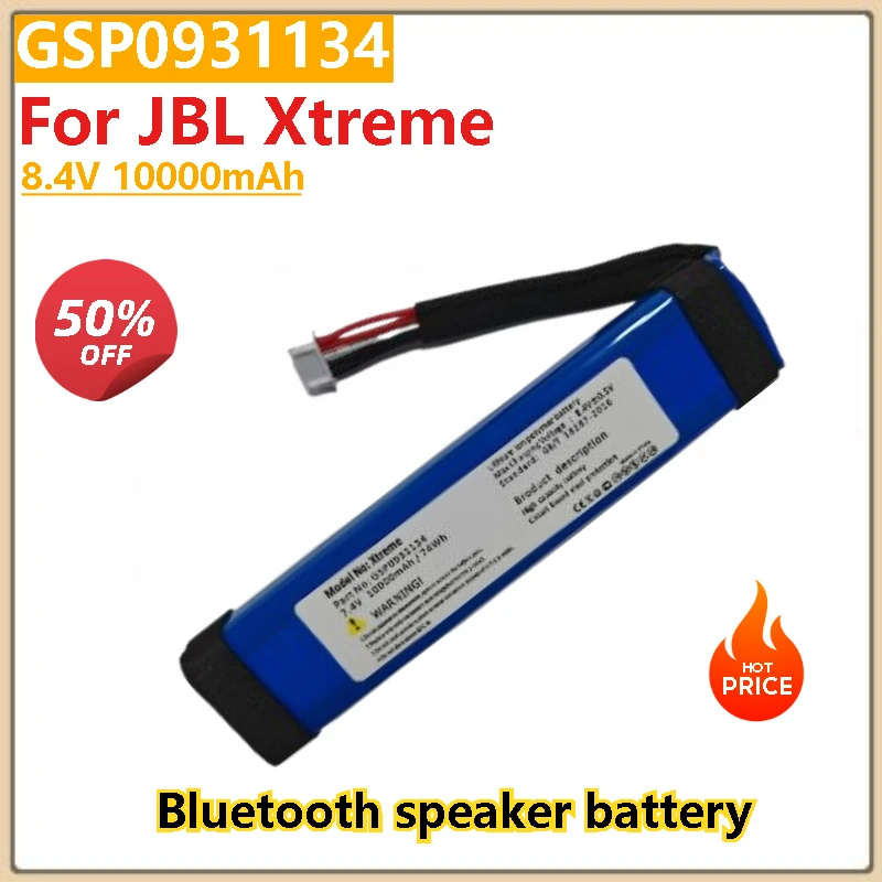 

GSP0931134 10000mAh Battery For JBL Xtreme Bluetooth speaker battery High Quality High Capacity