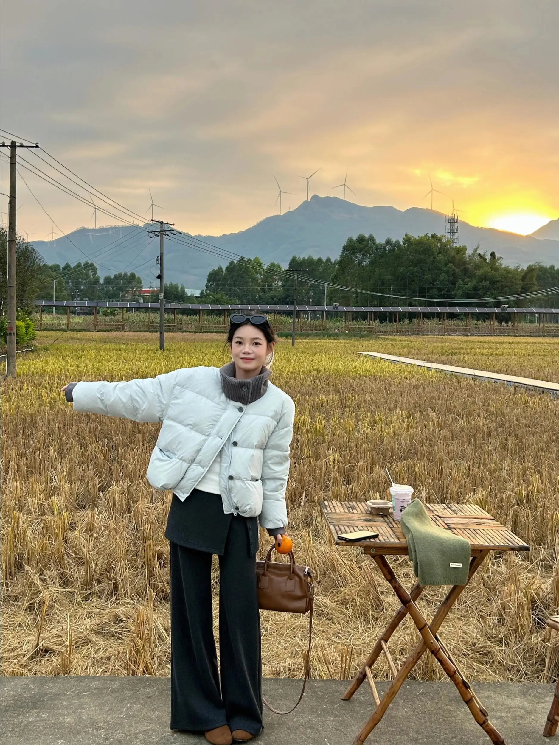 

Корейская вязаная хлопковая куртка с воротником-стойкой для женщин, зимняя теплая, универсальная, синяя, утолщенная, с длинными рукавами, на молнии