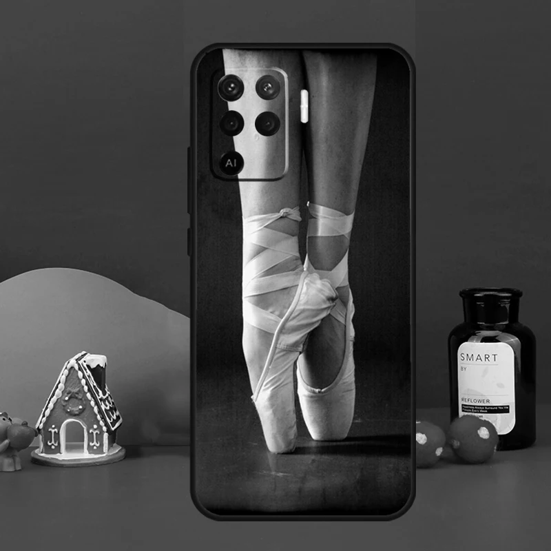 حافظة أحذية الباليه لهاتف اوبو A40 A60 A80 A6 A5 Pro A15 A16 A17 A57 A94 A74 A54 A76 A96 A18 A38 A58 A78 A98 #3