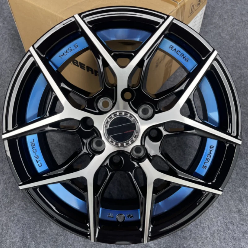 

14 Inch 100Mm 1143Mm Luxury Alloy Metal Jdm Wheels Rims 8 Holes For Honda Fiat Seicento Maruti Celerio Chevrolet Aveo Car