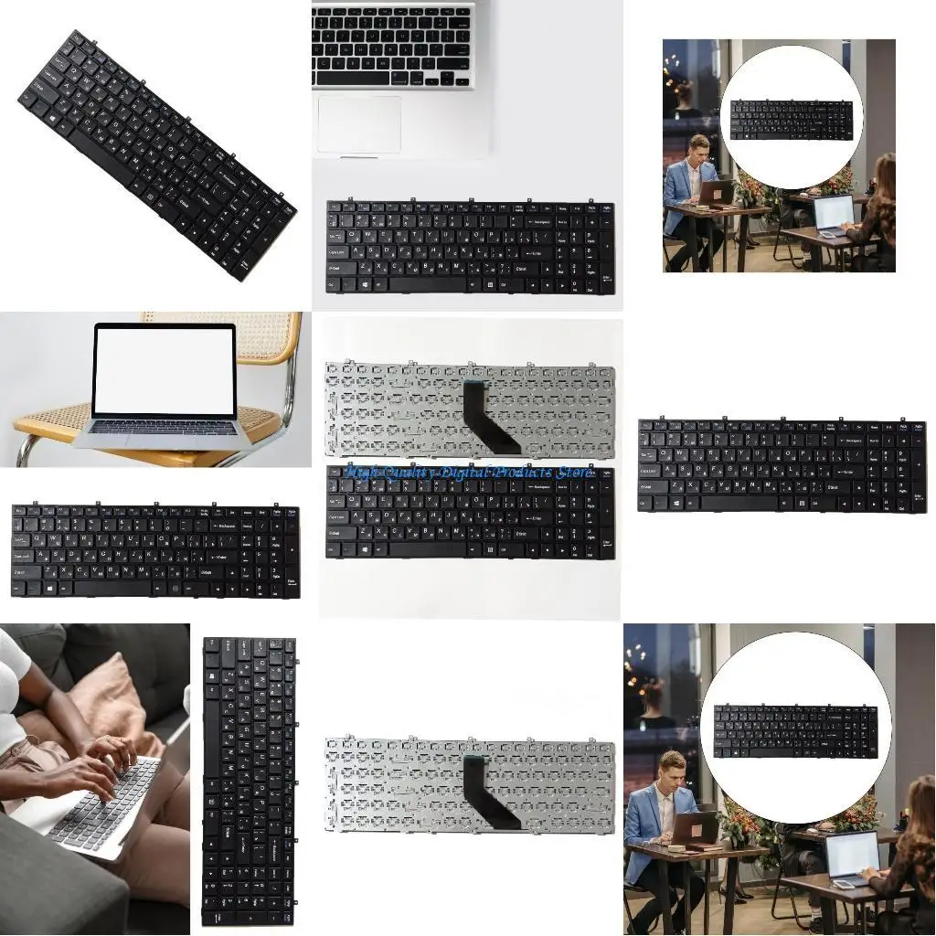 

U2JE Original US English Laptop Keyboard Without Backlit for CLEVO W370ET W350ET