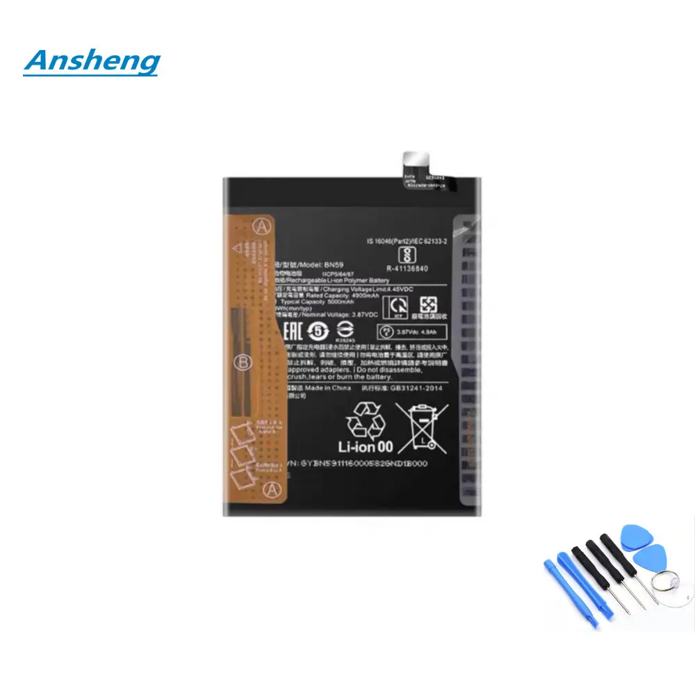 

Original 4900mAh BN59 Battery For Xiaomi Redmi Note10 /Note 10 Pro /10S Note 10pro Cellphone