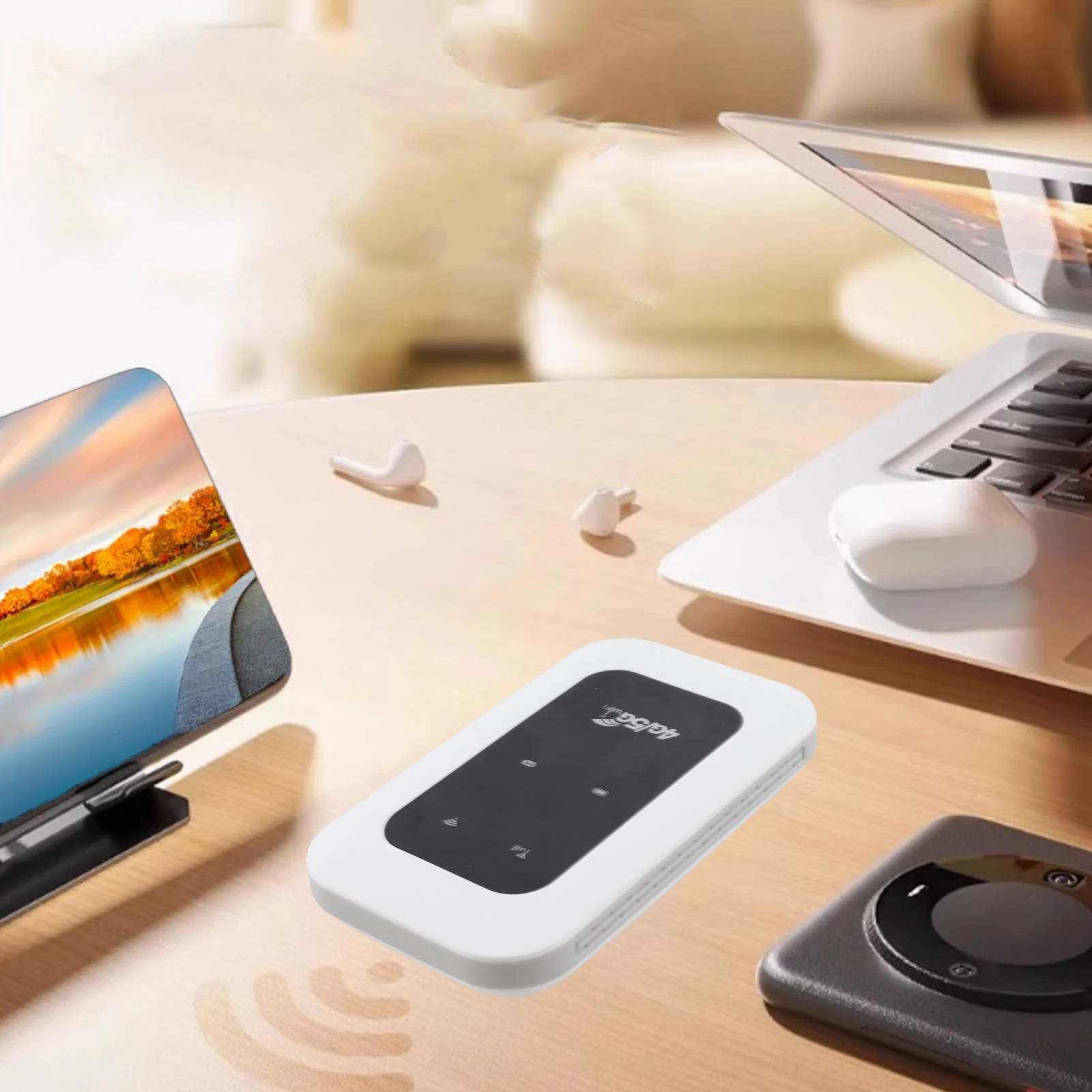 Travel 4G 5G WiFi Mobile Hotspot Device Portable 4G 5G WiFi Hotspot Support 10 Devices with SIM Card Slot for Campervan
