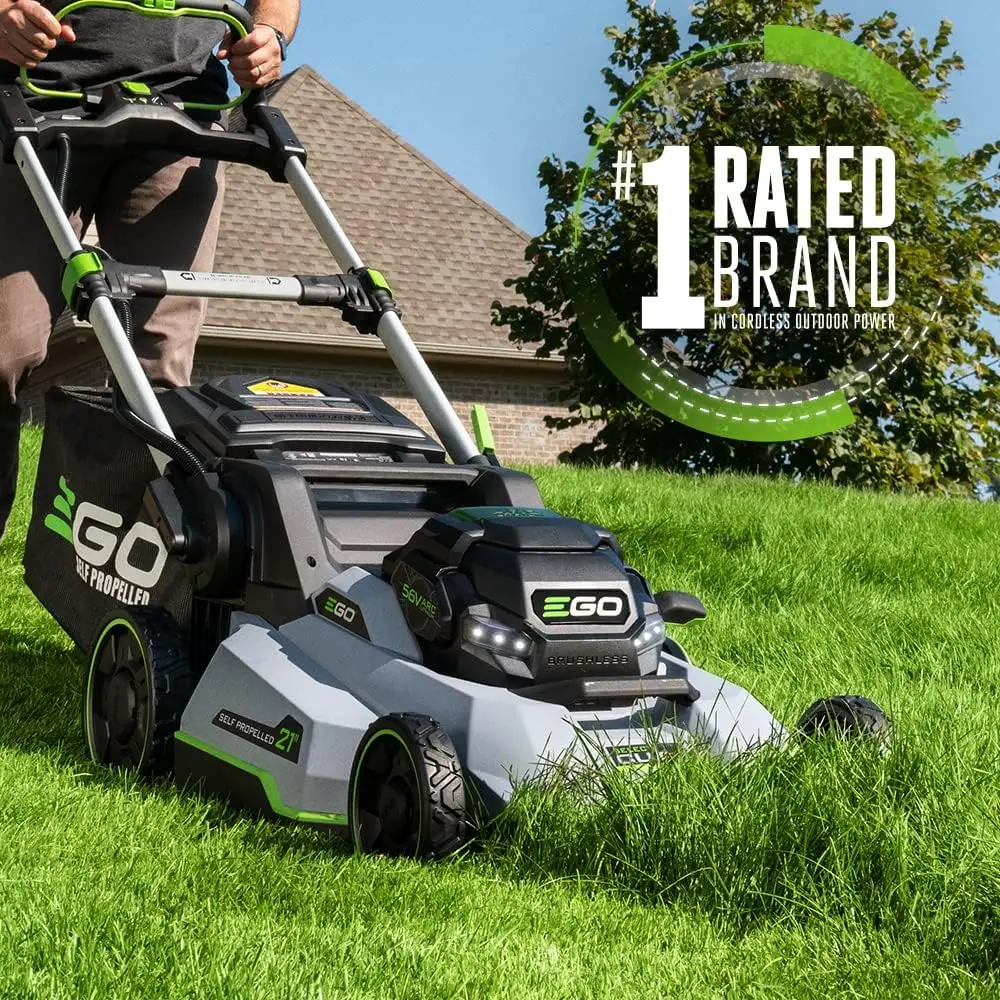 EGO Power+ LM2156SP 56-Volt 21-Inch Select Cut XP Self-Propelled Cordless Lawn Mower with Touch Drive Technology,