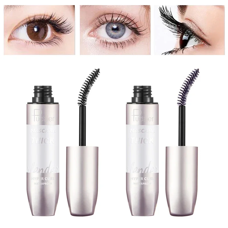 InjFiber-Mascara imperméable à l'eau, allonge et optique les cils, longue durée, volume supplémentaire, fournitures cosmétiques, 4 D