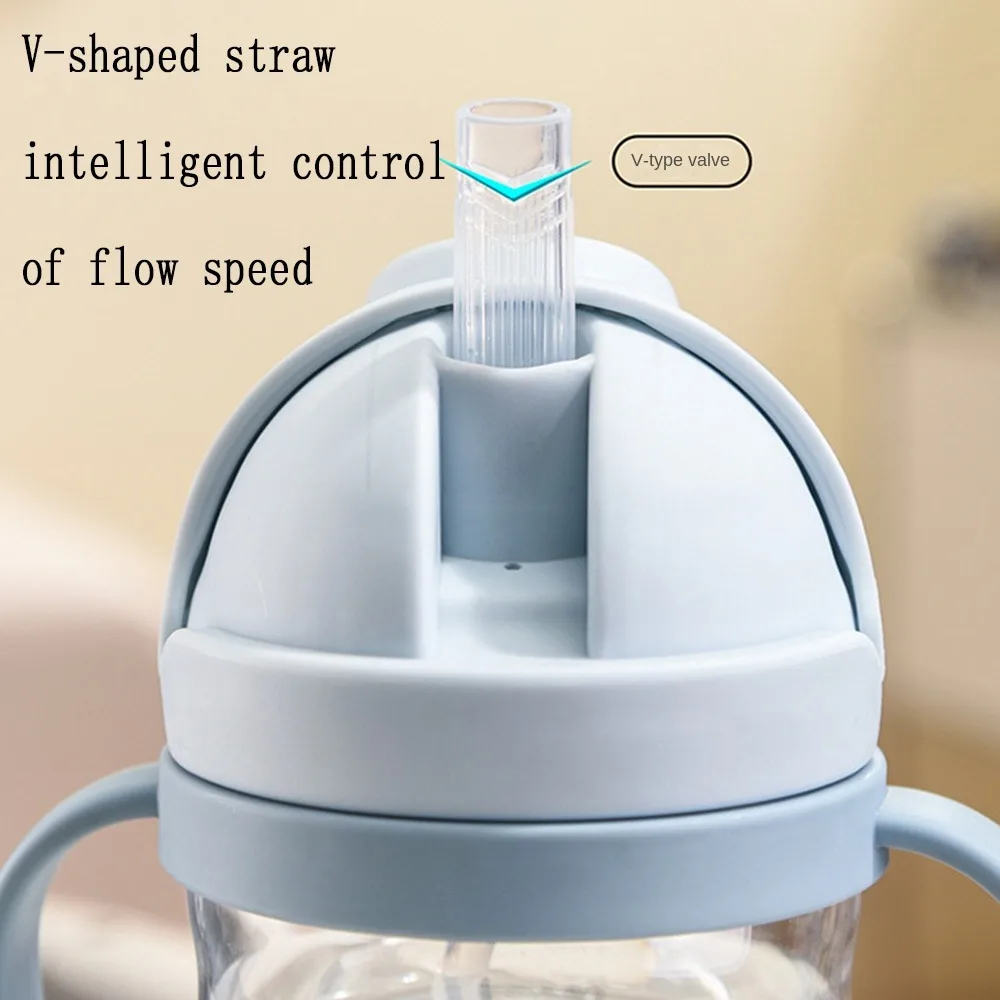 

PP Material Reusable Baby Training Cup Cartoon Animals Cute Baby Sippy Cup BPA Free Flip Lid Infants Water Bottle Baby