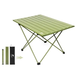 Portable Outdoor Durable Garden Picnic Barbecue Table Foldable Camping Table Furniture Foldable Aluminum Alloy Computer Table