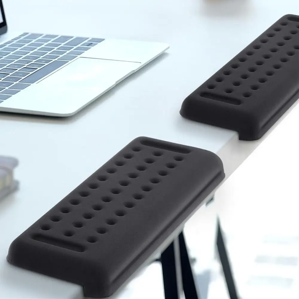 Ergonomic Desk Elbow Pad Black L-Shaped Elbow Support Padding Slow Rebound Comfortable Keyboard Hand Rest Relax Wrist