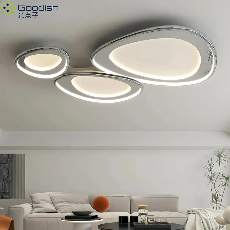 Moderne nordische LED-Deckenleuchten, runde minimalistische Lampen für Küche, Wohnzimmer, Esszimmer, Kinderzimmer, Kunst, Heimdekoration, Kronleuchter