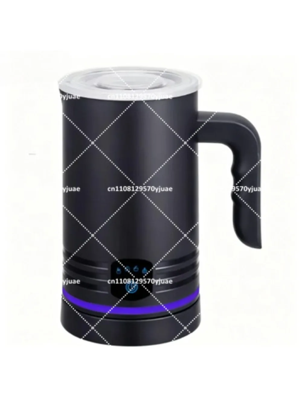 Electric Milk Frother for Coffee Latte, Hot & Cold Foam Maker for Dense Milk Froth