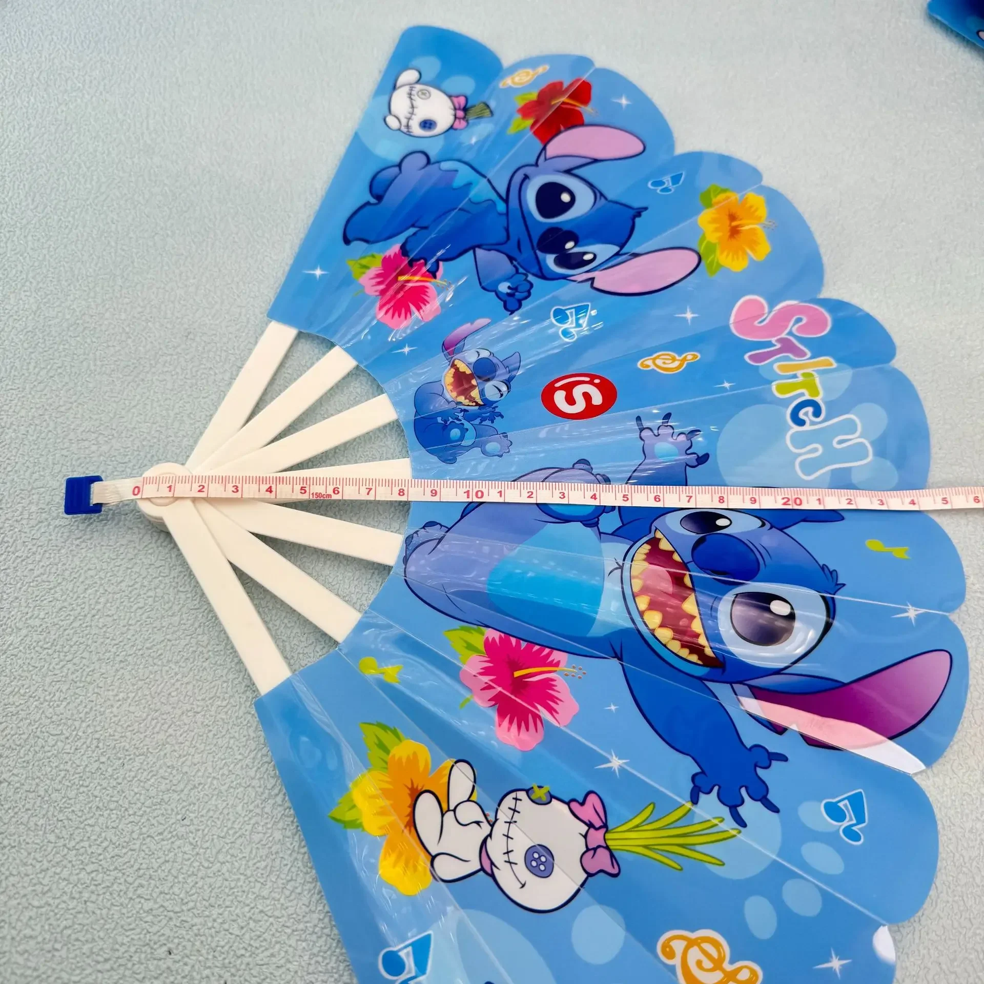 Novo disney dos desenhos animados ponto sete dobras fã anime dos desenhos animados portátil verão dobrável fã presentes atacado anime ponto