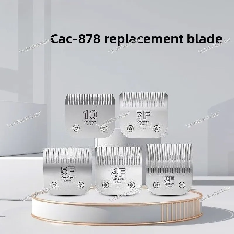 CAC-878 Pet Electric Push Scissors Replacement Knife Head Cat and Dog Grooming Wireless Professional Shaving Machine Push Head