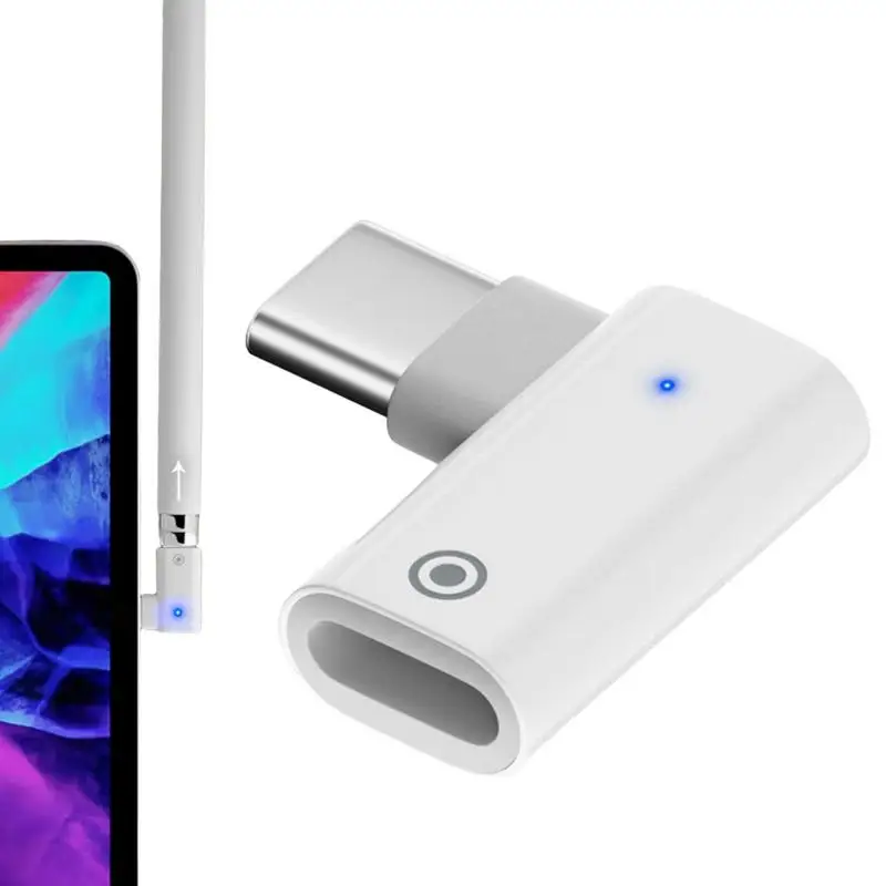 Złącze męsko-żeńskie typu C do oświetlenia Adapter ładowania USB typu C do przenośnych akcesoriów Apple 1. generacji ołówków