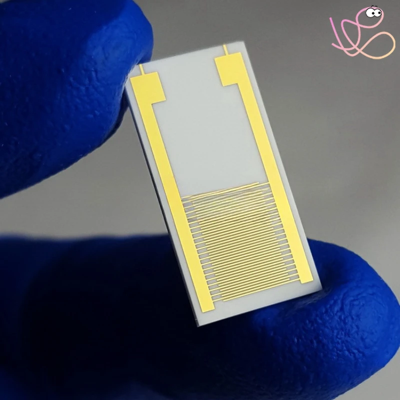 

Customized Large Size Ceramic Interdigital Electrode Capacitance Array Biogas Humidity Sensor Chip 10X20