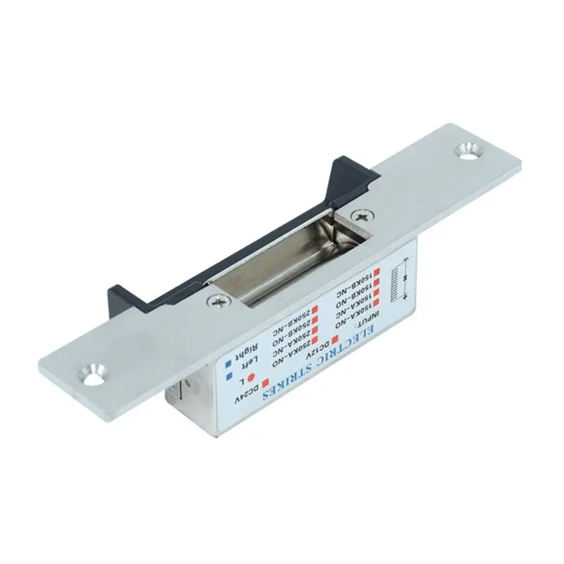 B24B Electric Strike Door Lock Access Control Lock Adjustable Narrow Type Unlock Mode