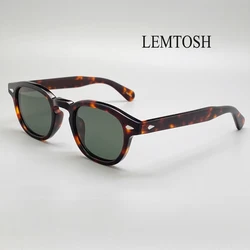 Polarized Sunglasses Men Women Johnny Depp Lemtosh Style Sun Glasses Retro Round Acetate Frame UV400 Lens Oculos