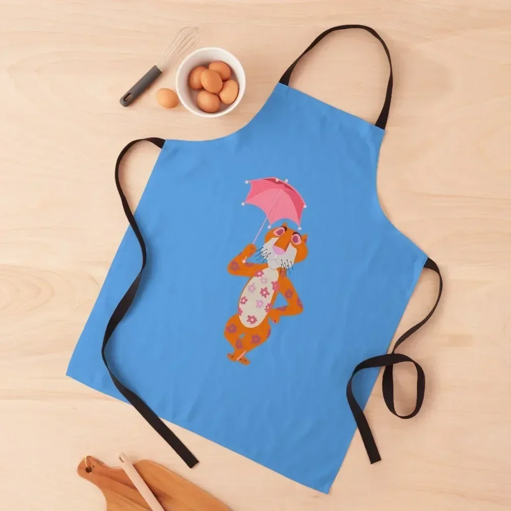 

Small World Tiger Apron Cute Kitchen painting Kitchen Women Apron