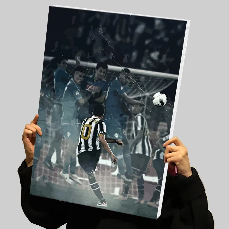 Del Piero Prints Poster Football Player Custom Canvas Painting Wall Art Interior Decoration Home Decor Modern Abstract Canvases