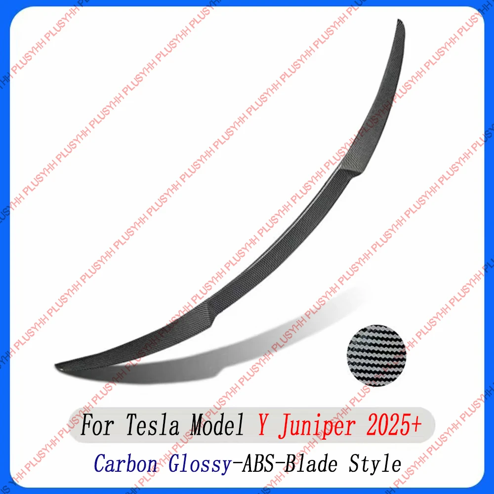 Y Juniper 2025 ABS Koolstofvezel Vleugels Originele Model 3 Hoogland Spoiler Auto Exterieur Accessoires Voor Tesla Model 2026 Onderdelen
