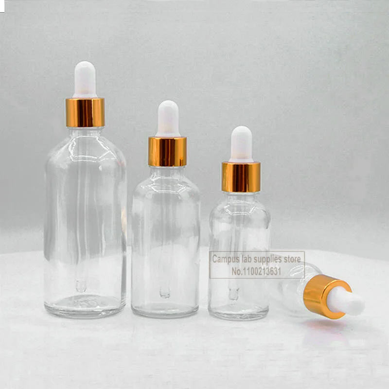 10pcs/lot Laboratory Clear Glass Glass Subbottle Perfume Bottles 5ml 10ml 15ml 20ml 30ml 50ml 100ml