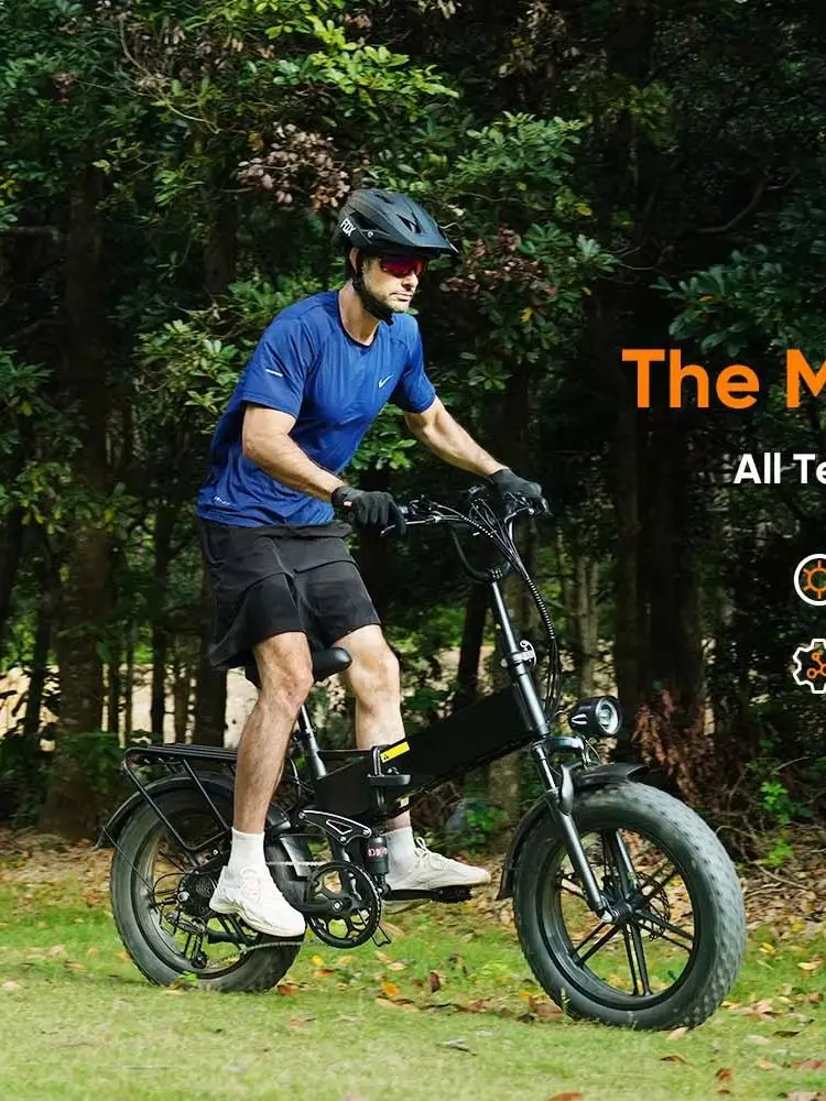 AliExpress NONE URLIFE T5 20 Inch Fat Tire Electric Bike Adults 250W UK Legal E Bike 48V 13Ah Battery Long Range Commuter Bicycle All Terrain Mountain Ebike Shimano 7 Speed Front Rear Disc Brake IP54 Waterproof